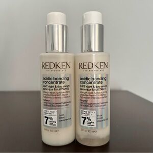 Redken Acidic Bonding Concentrate 24/7 Night & Day Serum Lot of 2 NEW‎